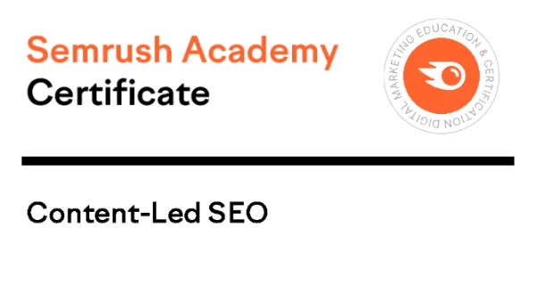 Content Led SEO | Semrush Academy